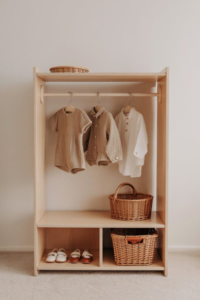 The Montessori-Style Low Wardrobe