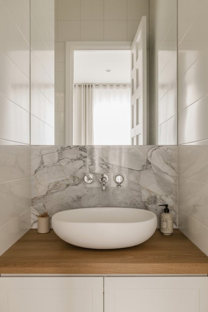 The Statement Stone Backsplash