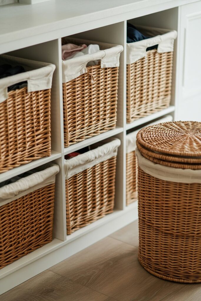 Wicker Baskets and Woven Hampers
