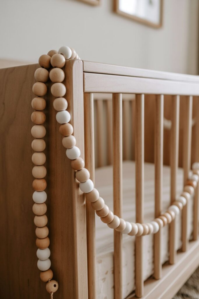 Wooden Bead Garland Decor