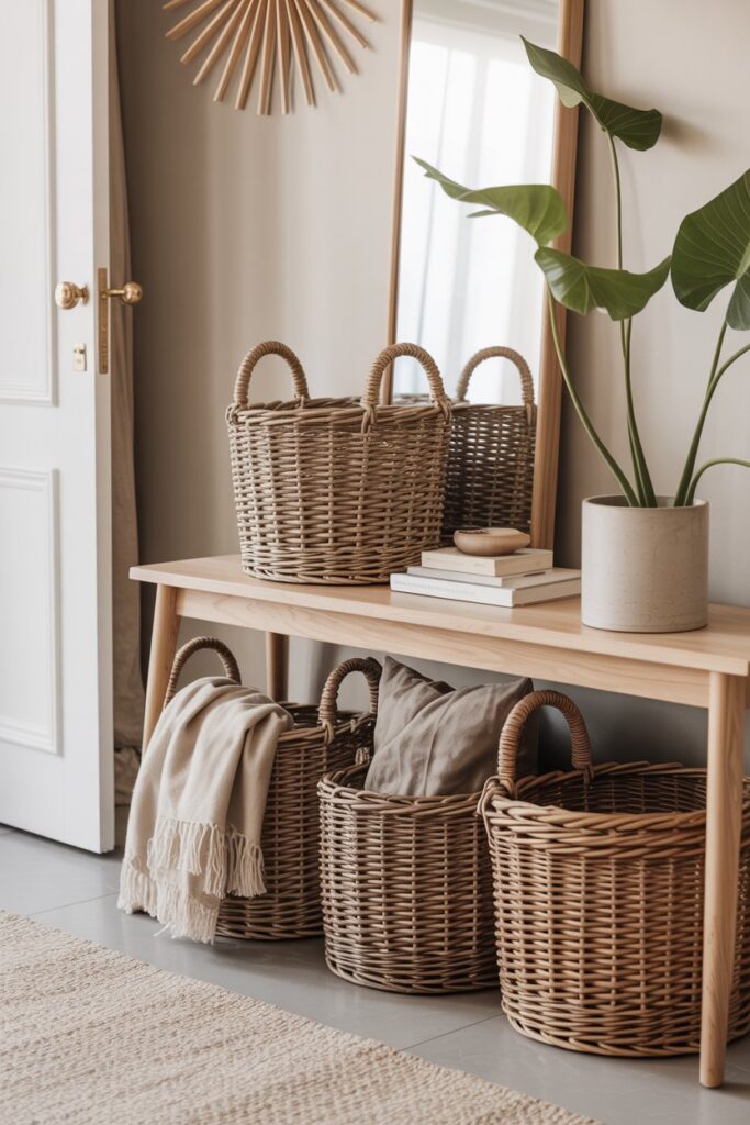 Woven Baskets for Clutter