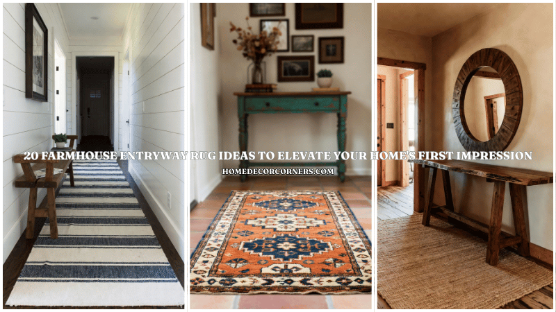 20 Farmhouse Entryway Rug Ideas to Elevate Your Home's First Impression