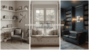 20 Modern Home Library Room Ideas