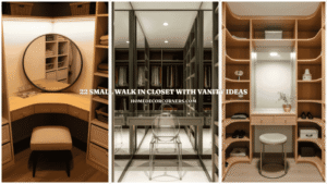 22 Small Walk In Closet With Vanity Ideas