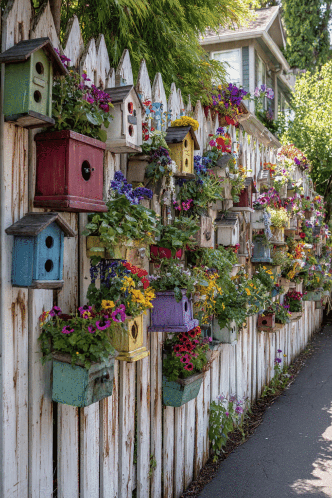 Birdhouse and Planter Box Wal