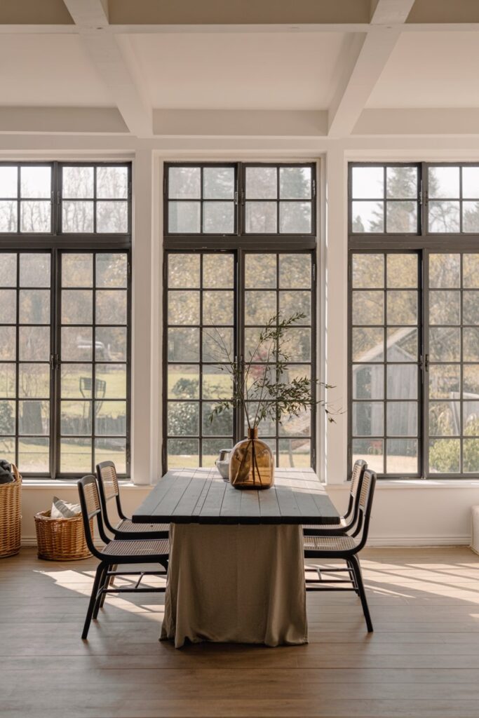 Black-Framed Windows
