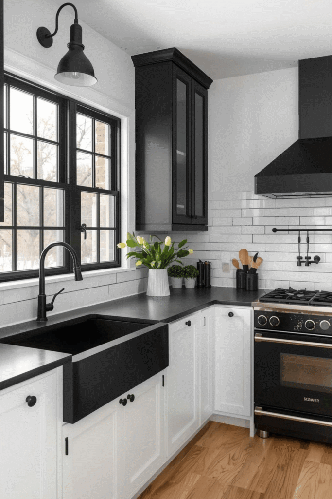 Black & White Graphic Punch