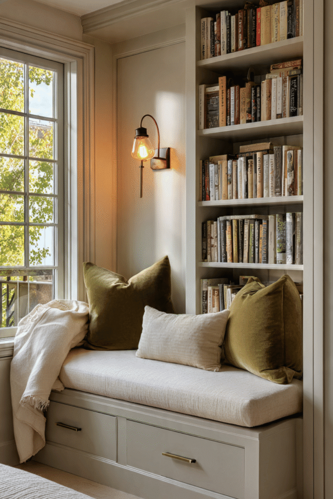 Built in Nooks and Storage