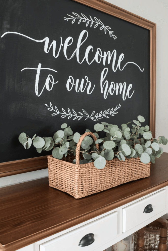 Chalkboard Art Welcome