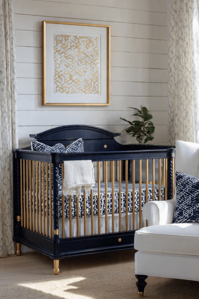 Classic Navy and Gold Elegance