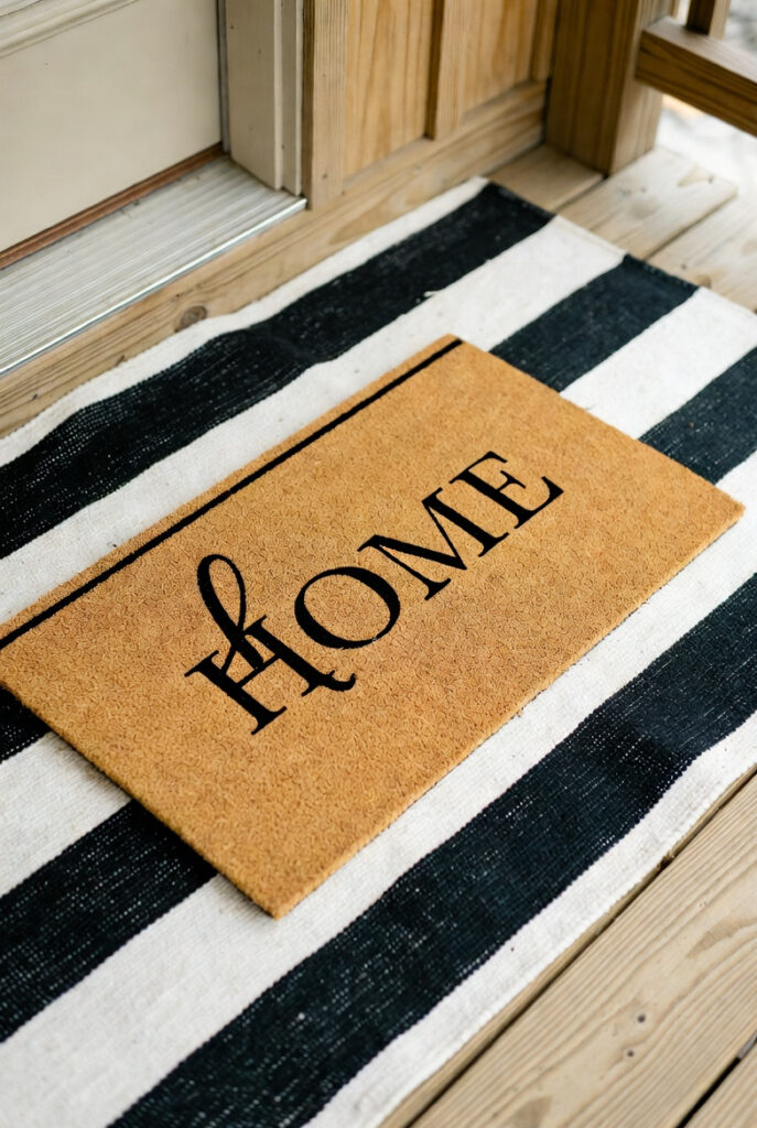 Coir Doormats with Farmhouse Motifs