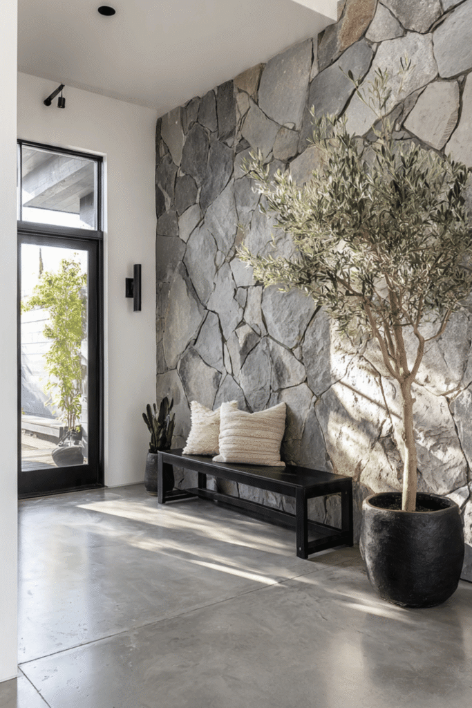 Concrete and Stone Accents