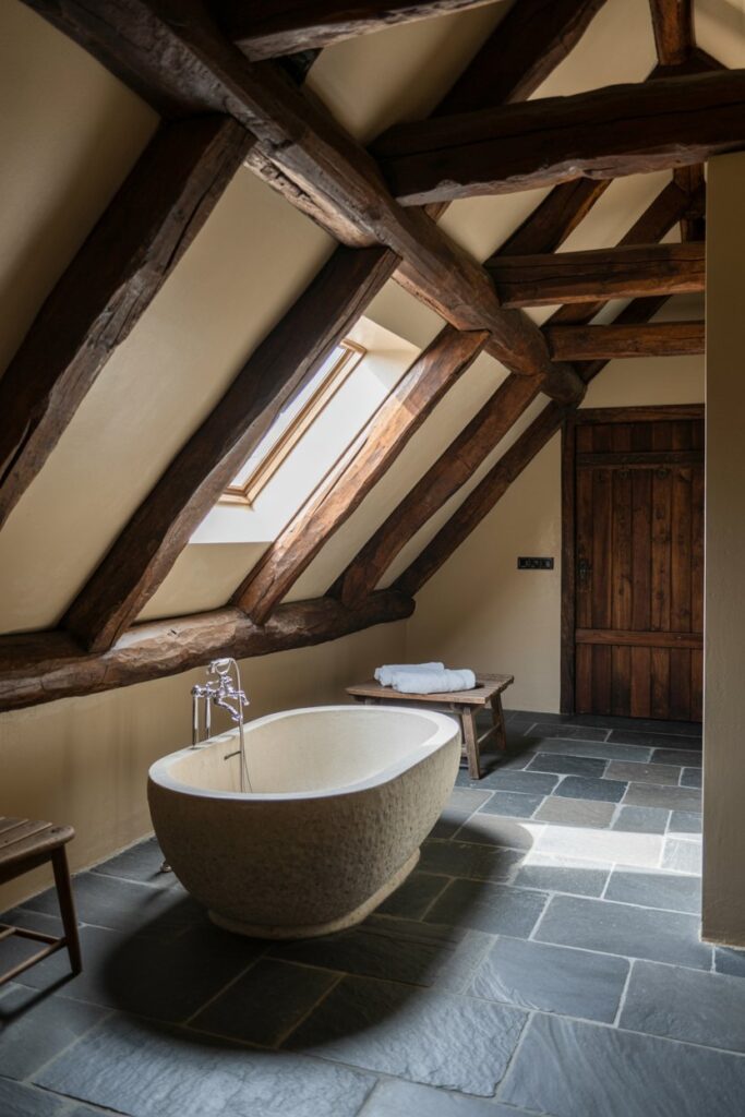 Exposed Wooden Beams