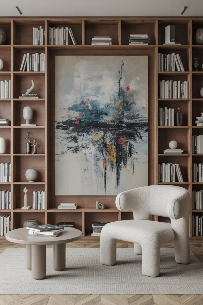 Home Library as Art Display