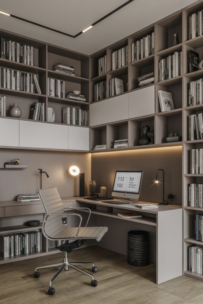Library and Home Office Combo
