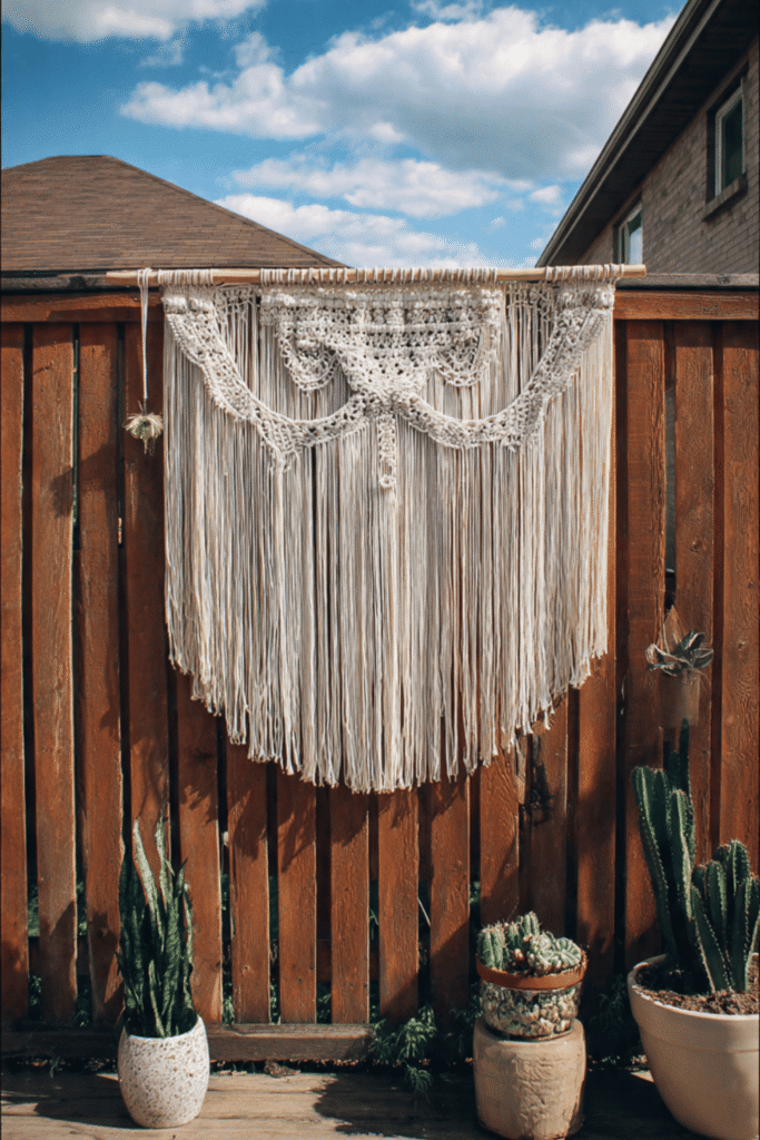 Macramé Wall Hangings on Cedar