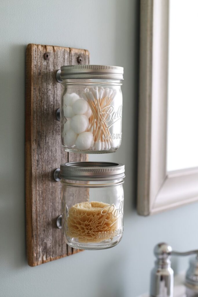 Mason Jar Storage Solutions