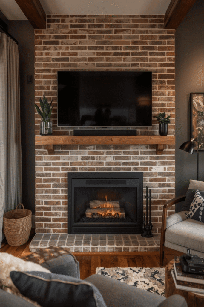 Modern Fireplace Feature