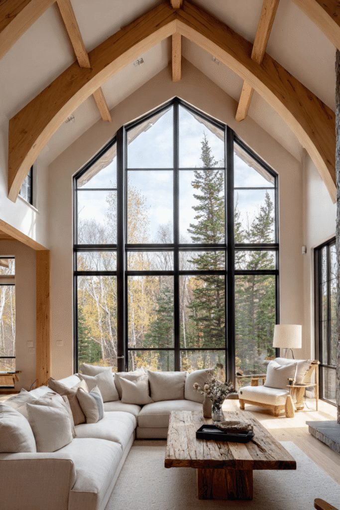 Open Concept Beamed Ceilings