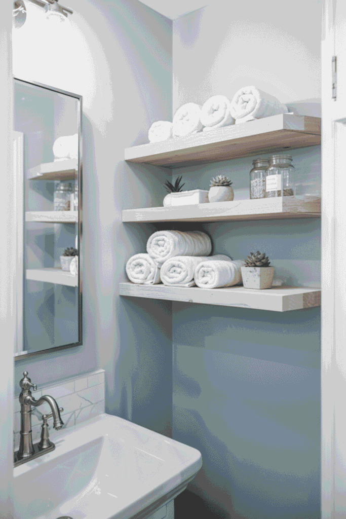 Open Shelving for Storage