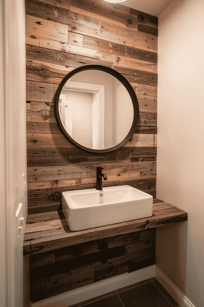 Reclaimed Wood Accent Wall