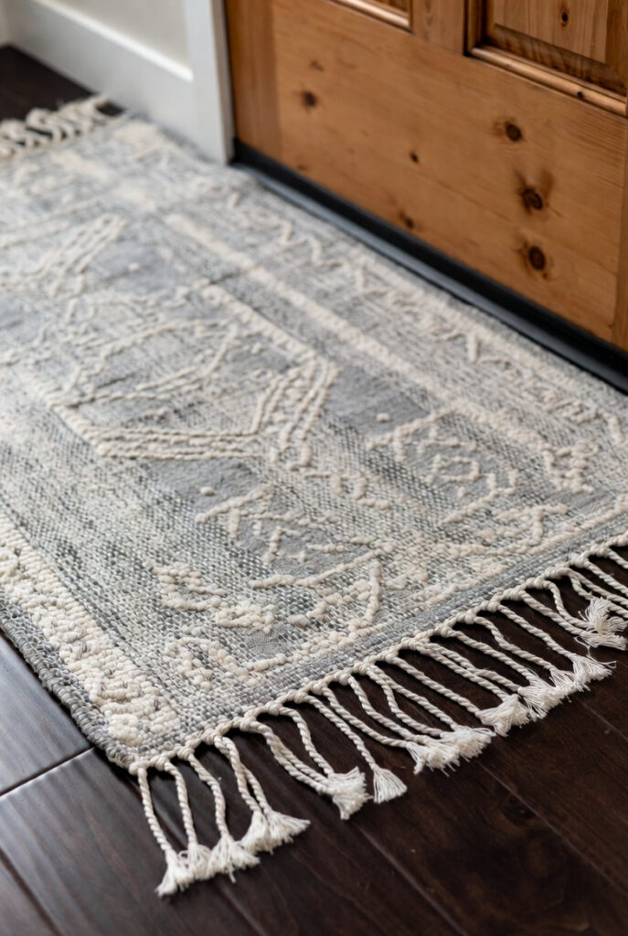 Rustic Texture with Fringes