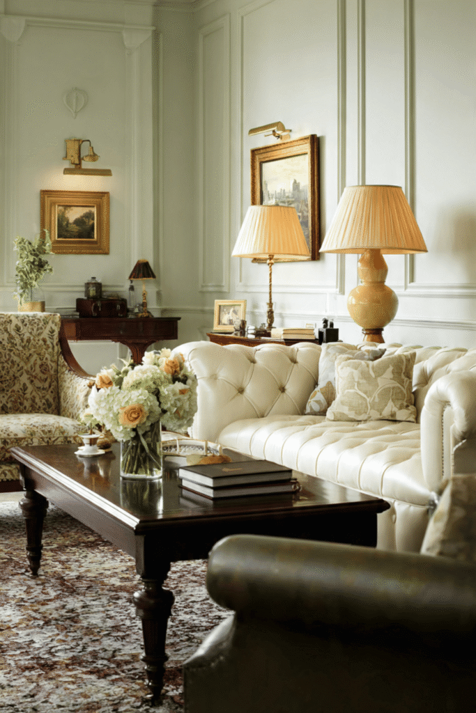 Sage Green and Cream Traditional