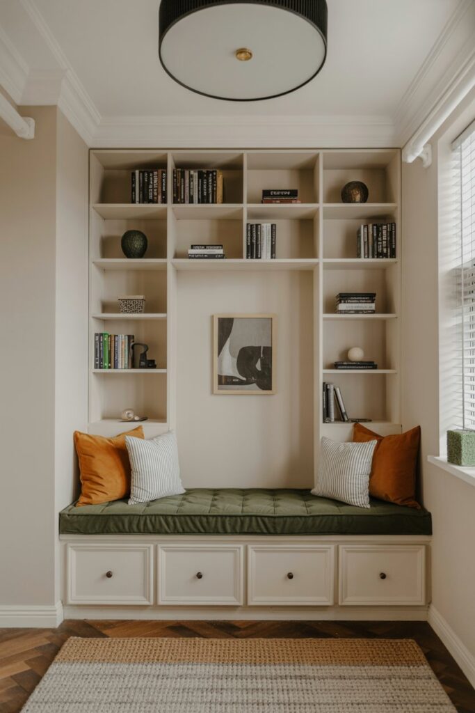 Small Space Alcove Library