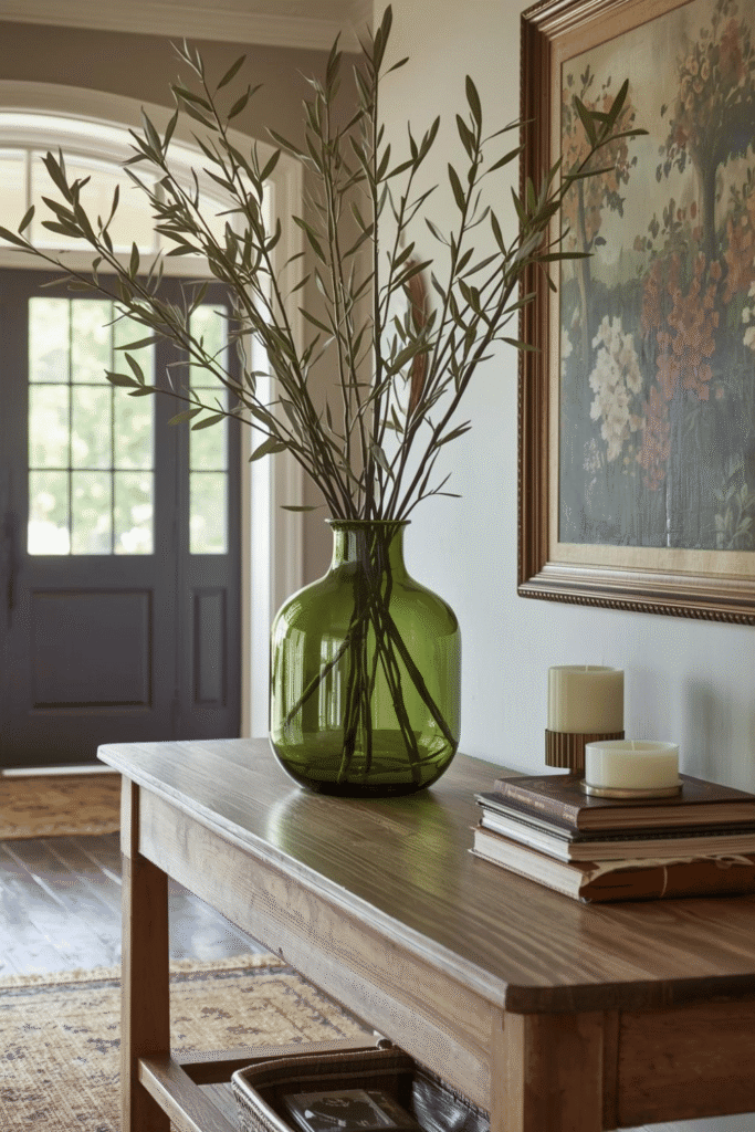 The Oversized Jug with Greenery (Bold and Simple)