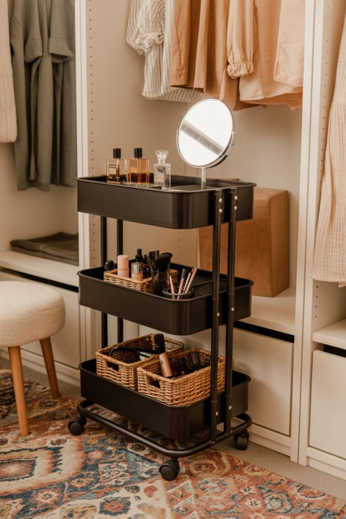The Rolling Vanity Cart
