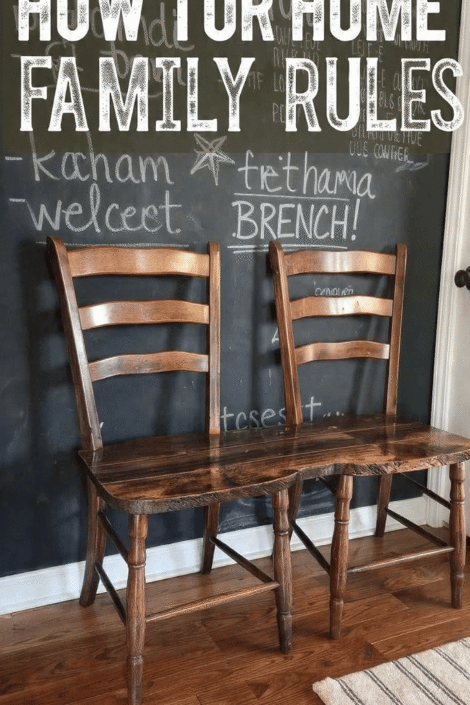 The Upcycled Chair Bench