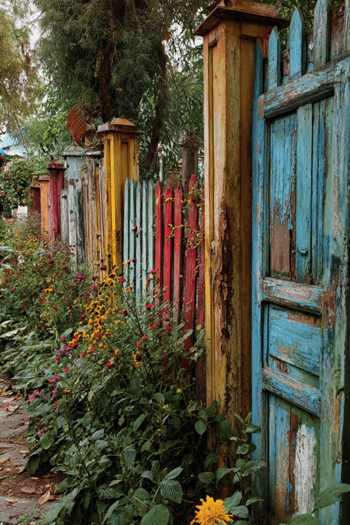 Upcycled Antique Door Perimeter