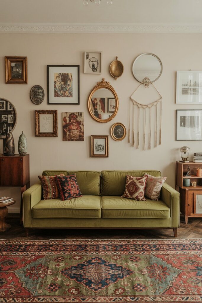 Vintage Eclectic with Sage Green Anchors