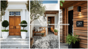 20 Small Front Porch Ideas Modern Farmhouse