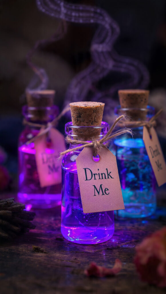 "Drink Me" Potion Bottles