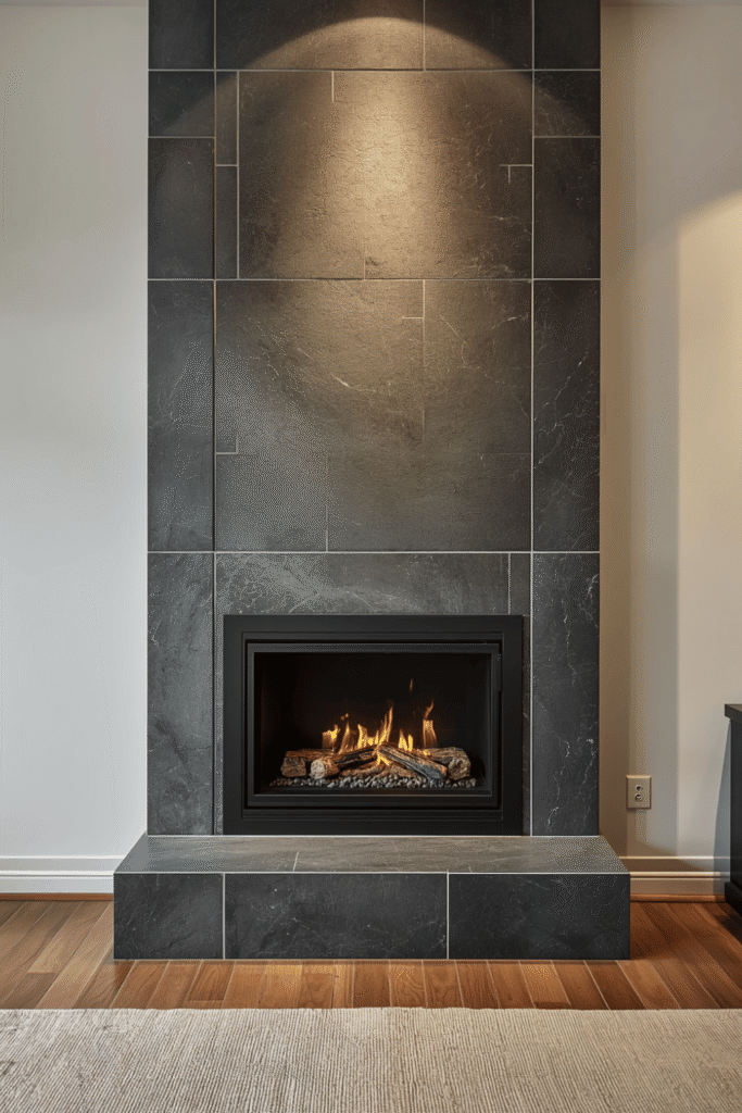 Floor to Ceiling Slate Surround