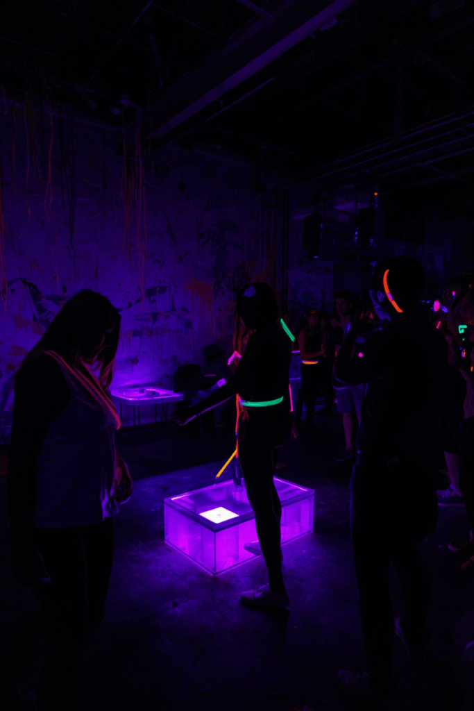 Glow-in-the-Dark Neon Rave