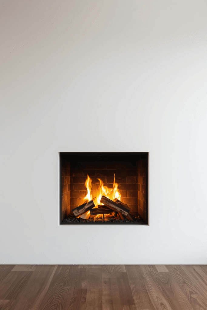 Minimalist Built in Alcove