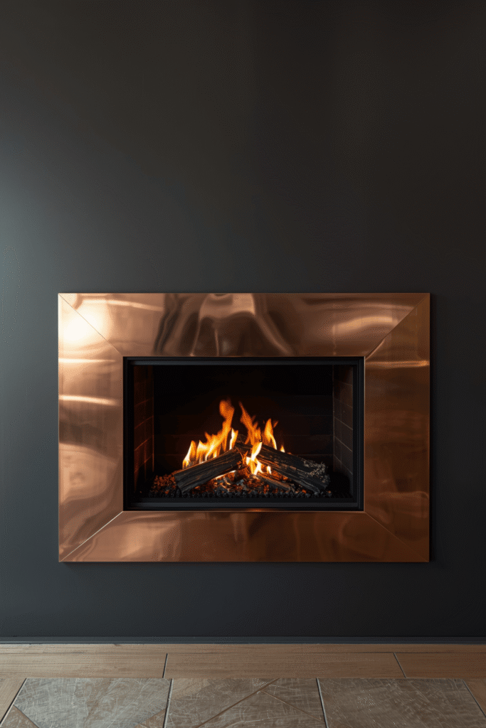 Modern Copper Reflective Surround
