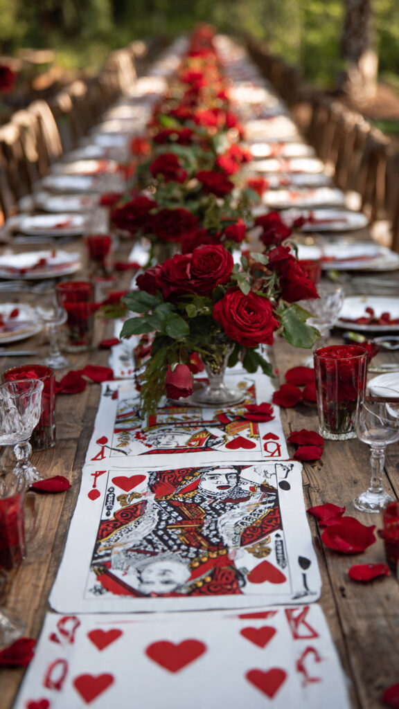 Oversized Playing Card Table Runner