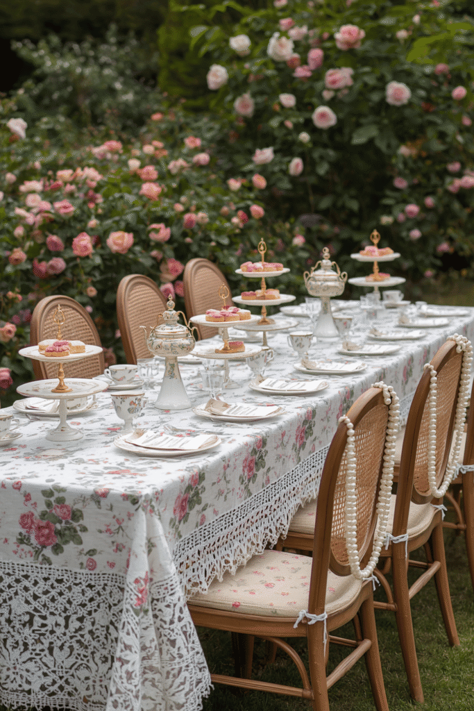 Pastels and Pearls Garden Tea