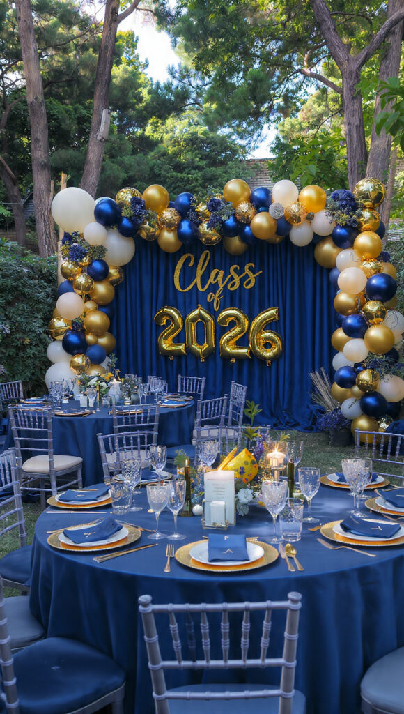 Sophisticated Navy and Gold Gala