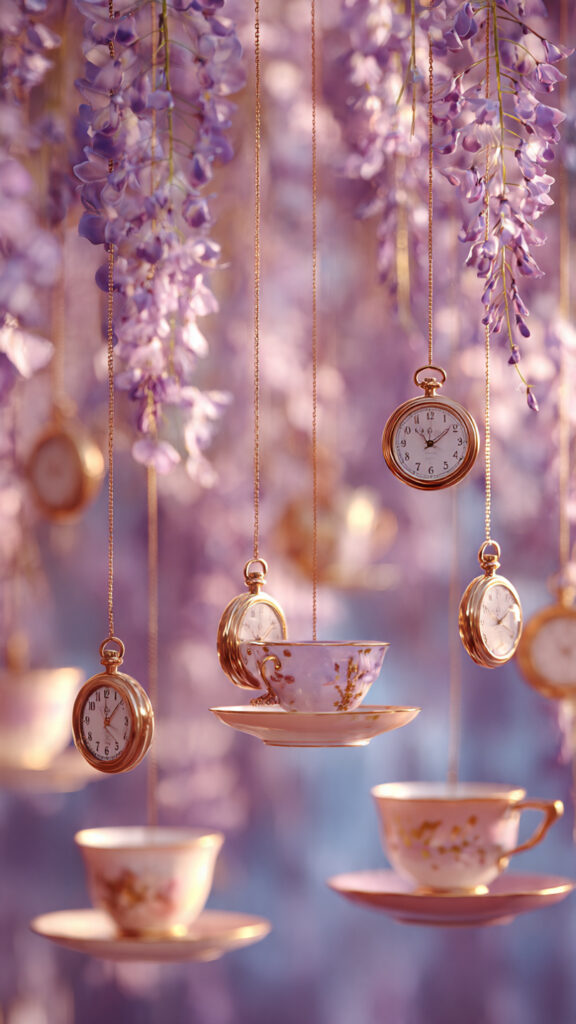  Suspended Teacups and Clocks