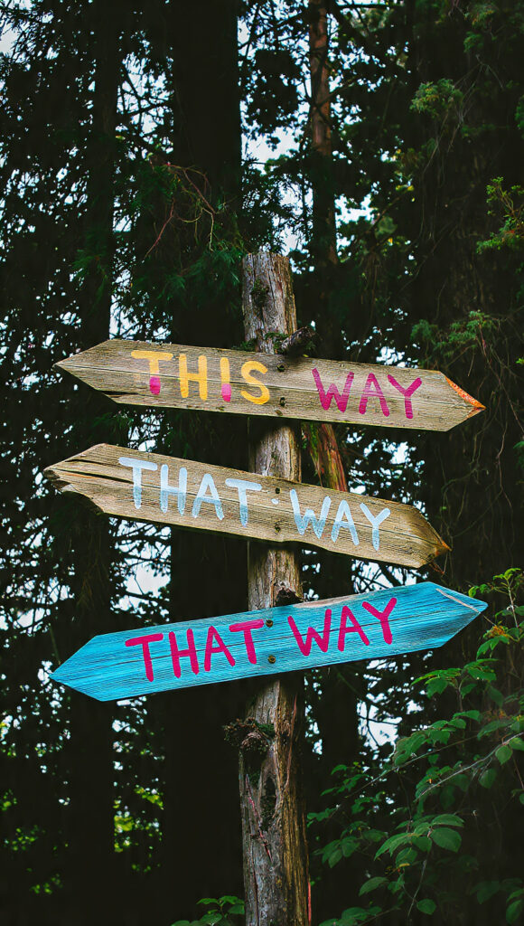 Whimsical Directional Signs