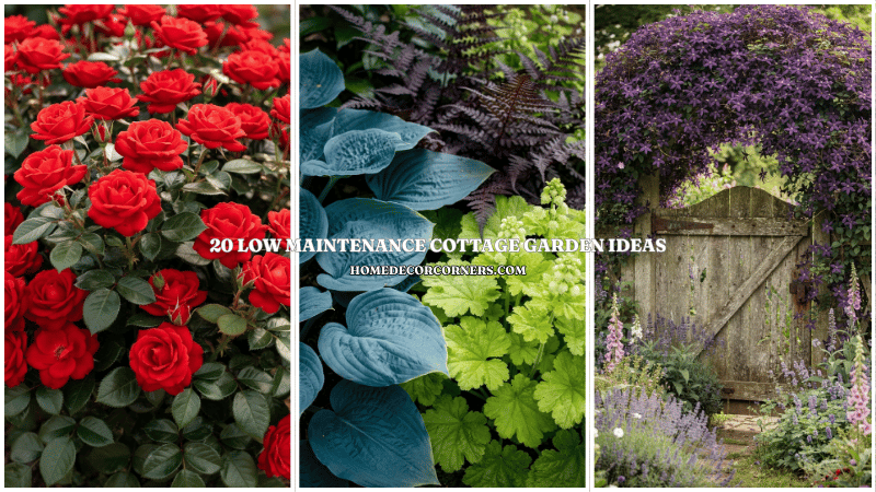 20 Low Maintenance Cottage Garden Ideas